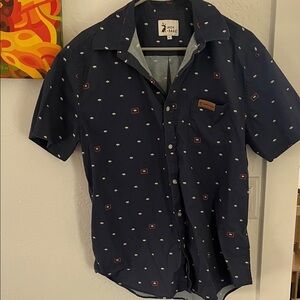 Blue Wyoming Button Up men’s shirt